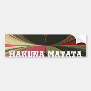 Abstract ontwerp met vloeiende lijnen Art Print Bumpersticker