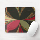 Abstract ontwerp met vloeiende lijnen Art Print Muismat (Met muis)