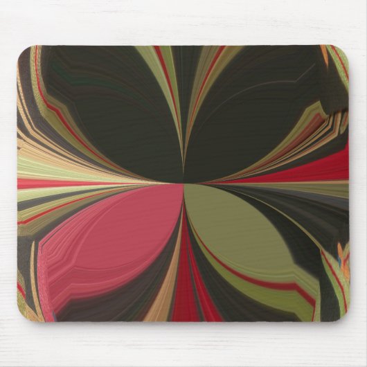 Abstract ontwerp met vloeiende lijnen Art Print Muismat (Voorkant)