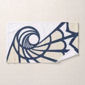 Abstract ontwerp, modern schilderen, spiraalvormen bad handdoek (Handdoek)