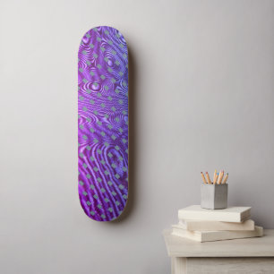 Abstract ontwerp muurkunst skateboard