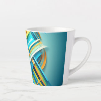 Abstract ontwerp op Mok