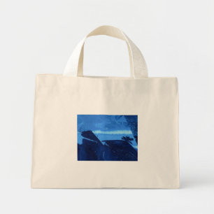Abstract ontwerp-pakket mini tote bag