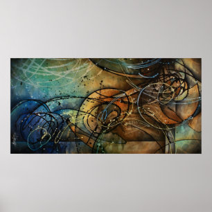 Abstract ontwerp poster