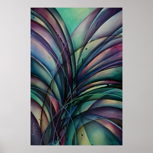 'Abstract ontwerp' Poster (Voorkant)