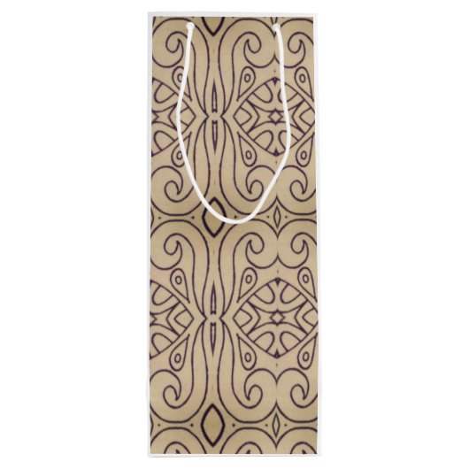 Abstract ontwerp Recoleta Wijn Cadeautas (Achterkant)