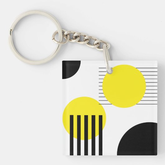 Abstract ontwerp sleutelhanger (voorkant)