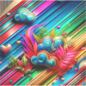 Abstract ontwerp sticker (Voorkant)