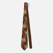 Abstract ontwerp-Stropdas in de schaduw van bruin Stropdas (Voorkant)