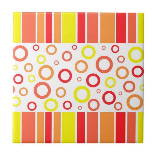 Abstract ontwerp tegeltje (Voorkant)