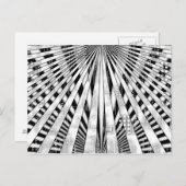 Abstract ontwerp van de Circuitry en de sunburst Briefkaart (Voorkant / Achterkant)