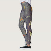Abstract ontwerp van de kleurenplons leggings (Links)