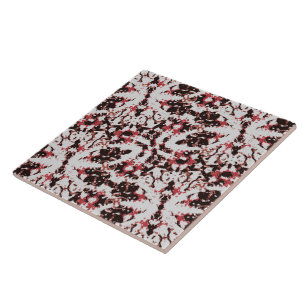 Abstract ontwerp van de textuur tegeltje