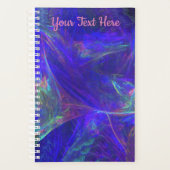 Abstract ontwerp van draairiemen van grijze kleure planner (Voorkant)