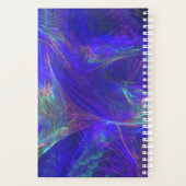 Abstract ontwerp van draairiemen van grijze kleure planner (Achterkant)