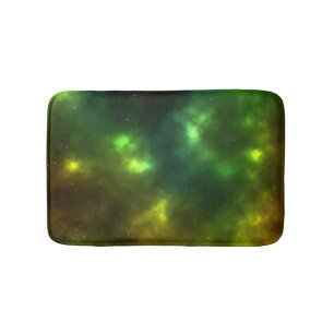 Abstract ontwerp van kosmische ruimte-constellatie badmat
