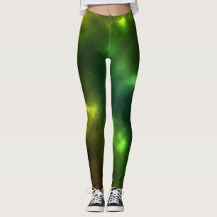 Abstract ontwerp van kosmische ruimteconstellaties leggings