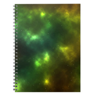 Abstract ontwerp van kosmische ruimteconstellaties notitieboek