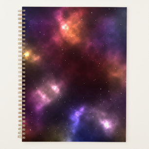 Abstract ontwerp van kosmische ruimteconstellaties planner