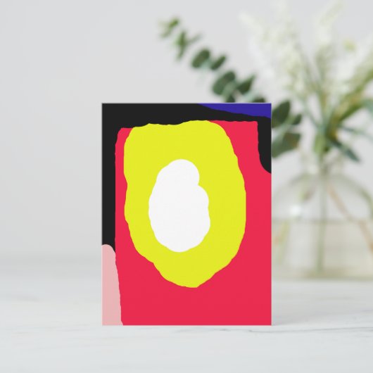 Abstract ontwerp van Moma Briefkaart (Staand voorkant)