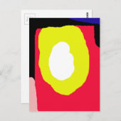 Abstract ontwerp van Moma Briefkaart (Voorkant / Achterkant)