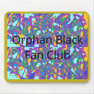 Abstract ontwerp van Orphan Black fan club Muismat