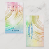 Abstract ontwerp-Visitekaartje Visitekaartje (Voorkant / Achterkant)