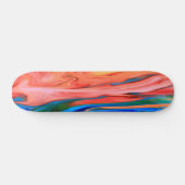 Abstract ontwerp voor kleurdecoratie skateboard (Horizontaal)