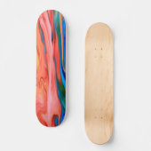 Abstract ontwerp voor kleurdecoratie skateboard (Voorkant)