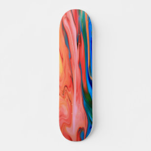 Abstract ontwerp voor kleurdecoratie skateboard