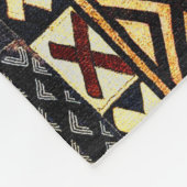 Abstract ontwerp voor modderkleding van Afrikaanse Fleece Deken (Hoek)