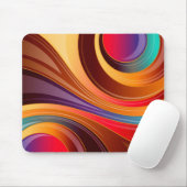 Abstract ontwerp voor wervelkolom 2 - Muismat (Met muis)