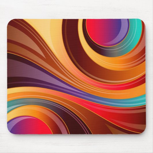 Abstract ontwerp voor wervelkolom 2 - Muismat (Voorkant)