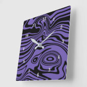 Abstract ontwerp-wandklok - Aangepaste kleur - Paa Vierkante Klok (Hoek)