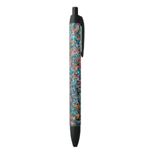 Abstract ontwerp zwarte inkt pen