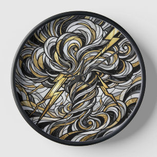 Abstract Onweer Goud Wolk Barst Kunstklokken