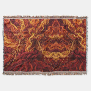 Abstract Onweer Rood Draad Dekens Deken