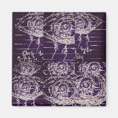 Abstract oog veel ogen magneet (Voorkant)