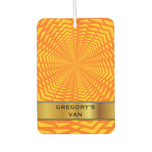 Abstract, op zon gelijkend patroon & de Naam van d Luchtverfrisser