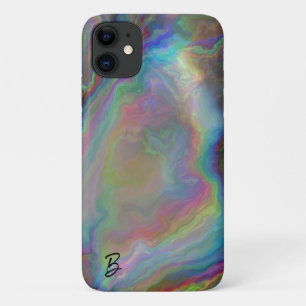 Abstract Opal Agaat gepersonaliseerd telefoonhoesj iPhone 11 Hoesje