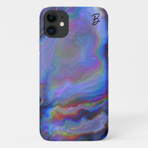 Abstract Opal Agaat gepersonaliseerd telefoonhoesj iPhone 11 Hoesje