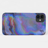 Abstract Opal Agaat gepersonaliseerd telefoonhoesj Case-Mate iPhone Case (Achterkant (horizontaal))