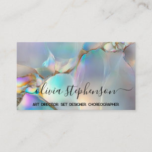 Abstract Opalescent  Visitekaartje