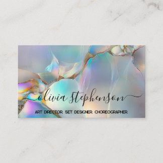 Abstract Opalescent Visitekaartje