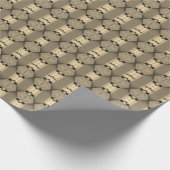 Abstract opgerolde ventilator cadeaupapier (Hoek)