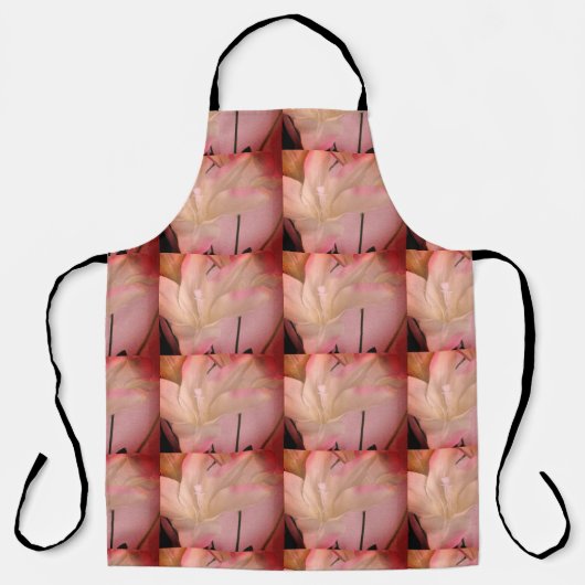 Abstract opgerolde ventilator schort (Voorkant)