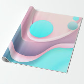 Abstract opvulpapier cadeaupapier (Uitgerold)