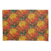 Abstract Oranje Geel Groen Patroon Kussensloop (Voorkant)