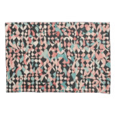 Abstract organisch patroon in pastel kussensloop (Voorkant-Links)