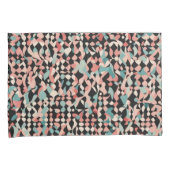 Abstract organisch patroon in pastel kussensloop (Voorkant-Rechts)